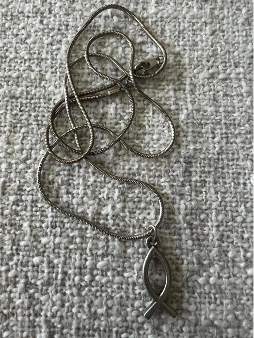 Ichtus (Jesus Fish) Pendant Necklace